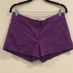 J Crew purple shorts